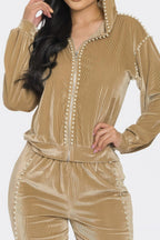Jogger With Pearls Set | Mixtshop LLC