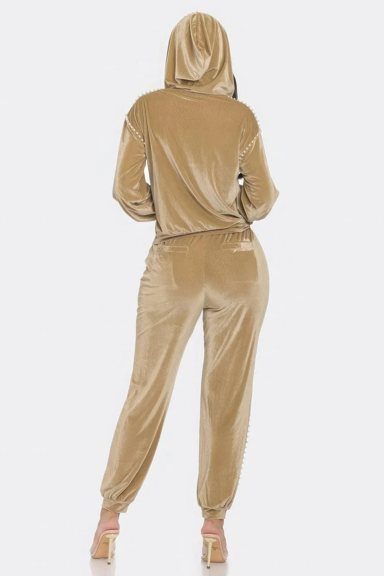 Jogger With Pearls Set | Mixtshop LLC