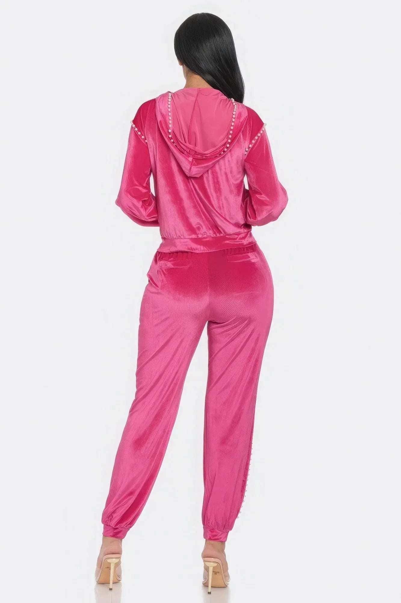 Jogger With Pearls Set | Mixtshop LLC
