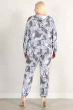 Tie Dye Print Pullover Hoodie And Sweatpants | Mixtshop LLC