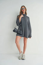 Bell Sleeve Turtle Neck Dress | Mixtshop LLC