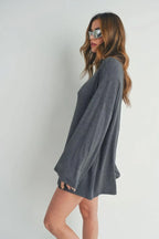 Bell Sleeve Turtle Neck Dress | Mixtshop LLC