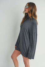 Bell Sleeve Turtle Neck Dress | Mixtshop LLC