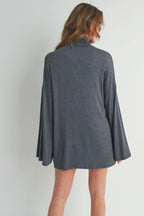 Bell Sleeve Turtle Neck Dress | Mixtshop LLC