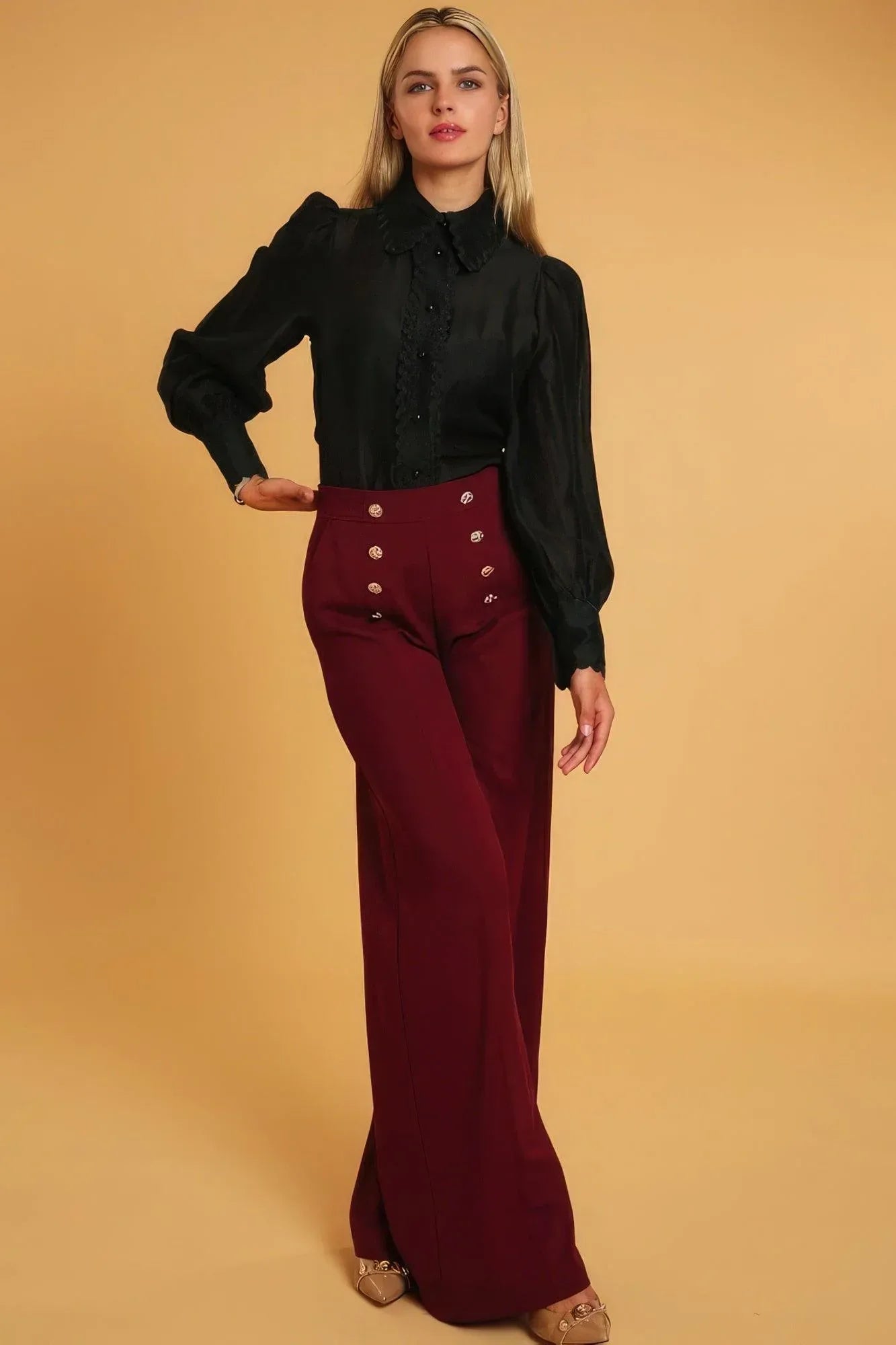 High Waisted Dressy Pants Secondary image