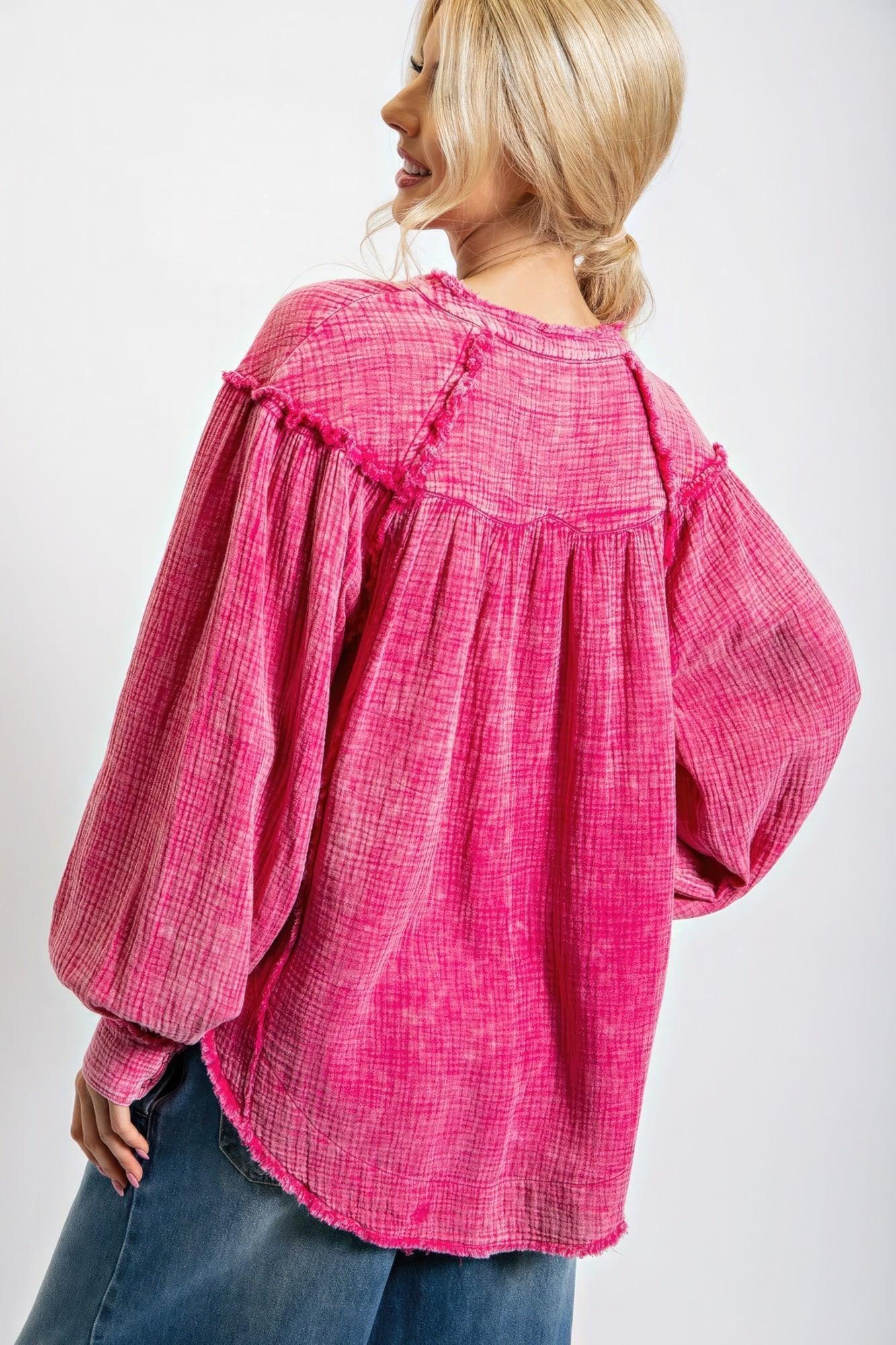 Washed Cotton Gauze Tunic | Mixtshop LLC