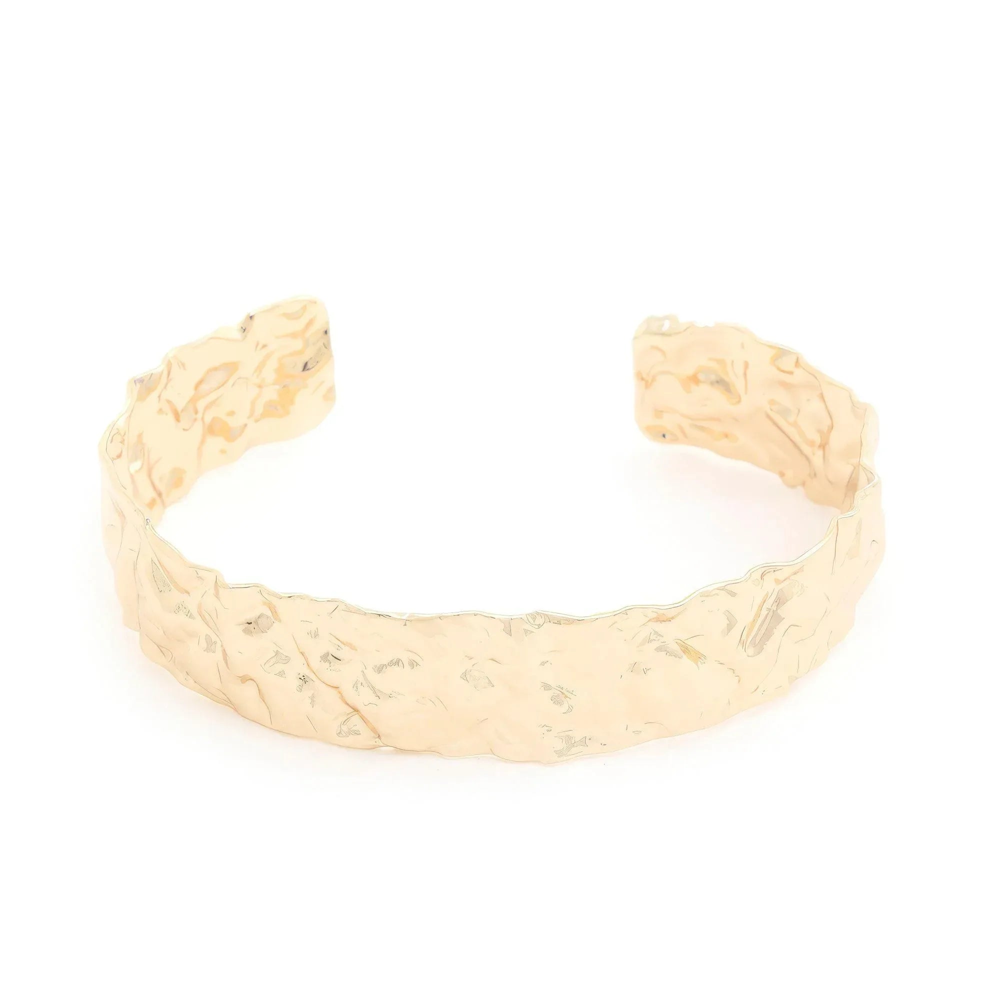 Hammered Metal Cuff Bracelet | Mixtshop LLC Main image