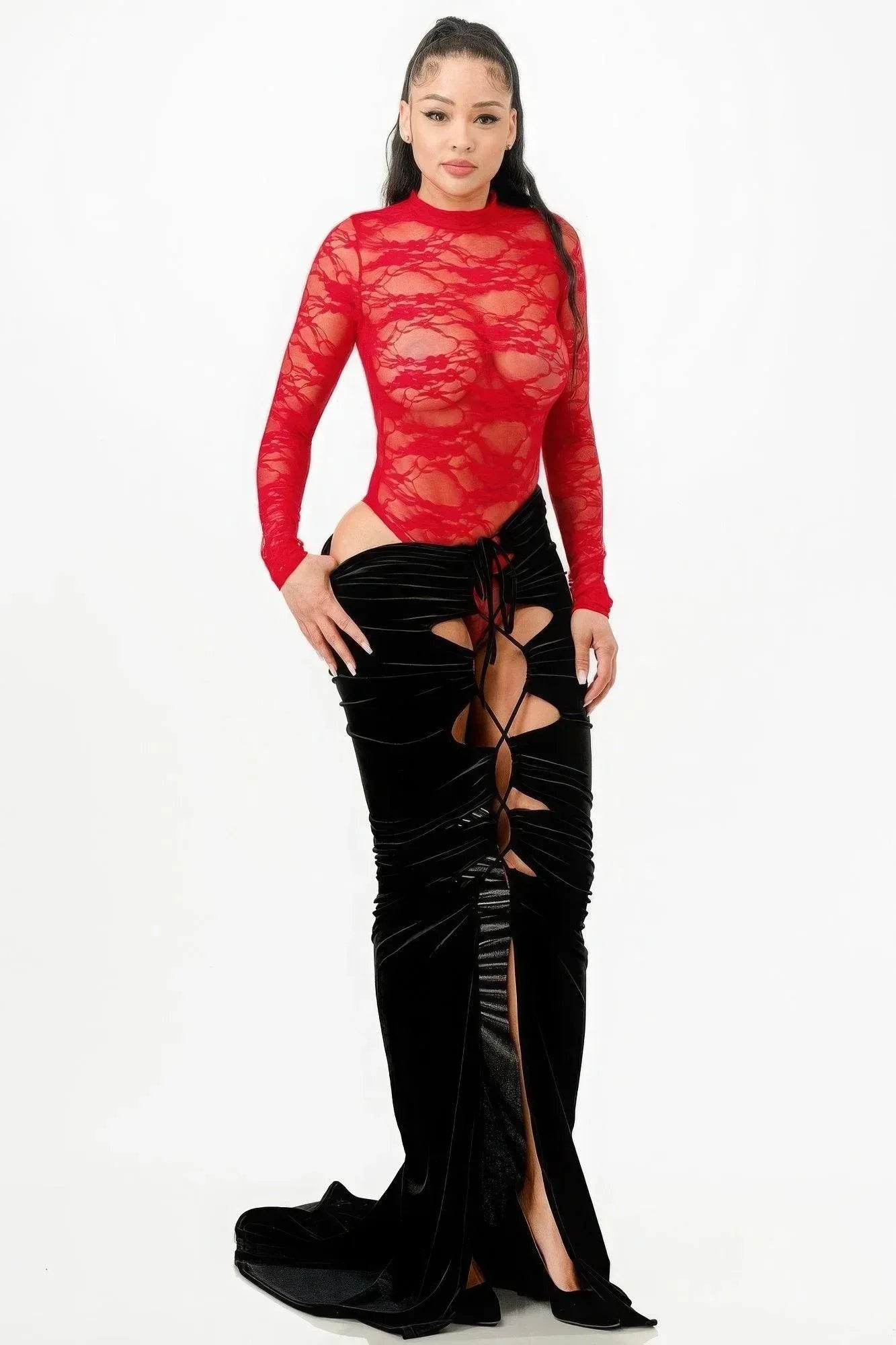 Lace Bodysuit & Mermaid Skirt | Mixtshop LLC