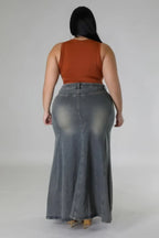 High-waisted Stretch Skirt | Mixtshop LLC