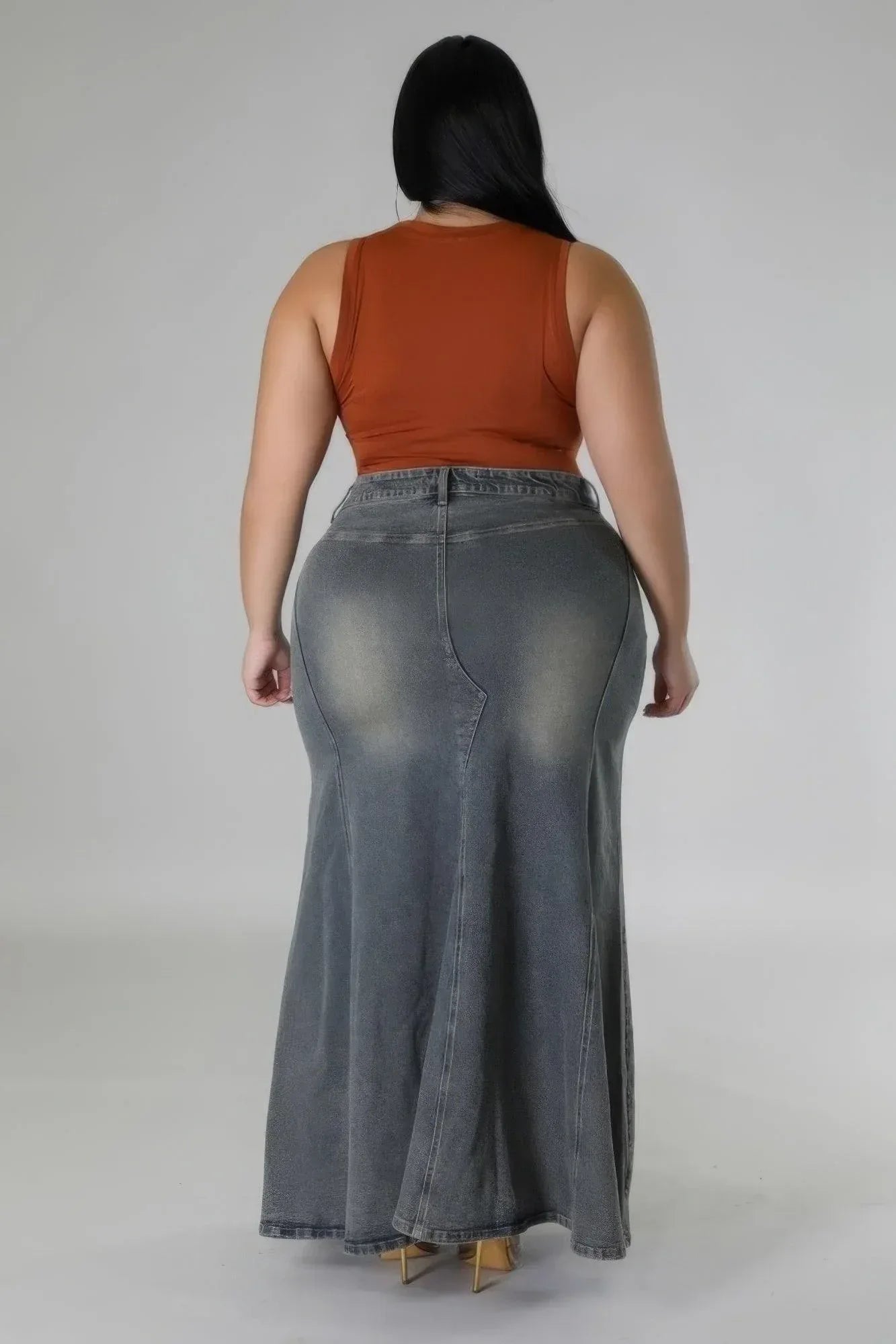 High-waisted Stretch Skirt | Mixtshop LLC