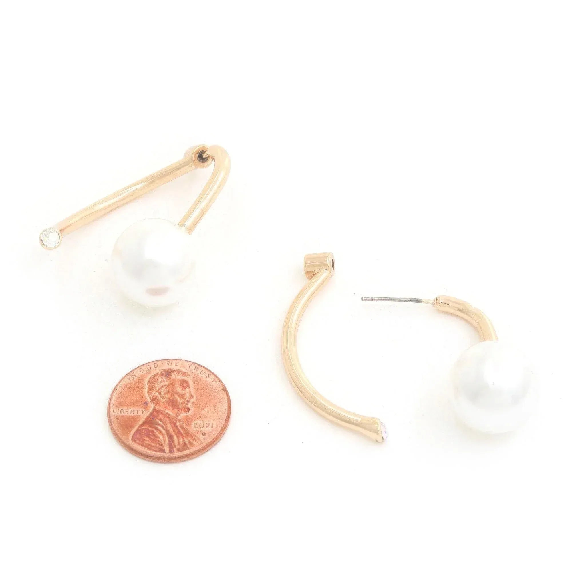 Pearl Bead Metal Earring | Mixtshop LLC