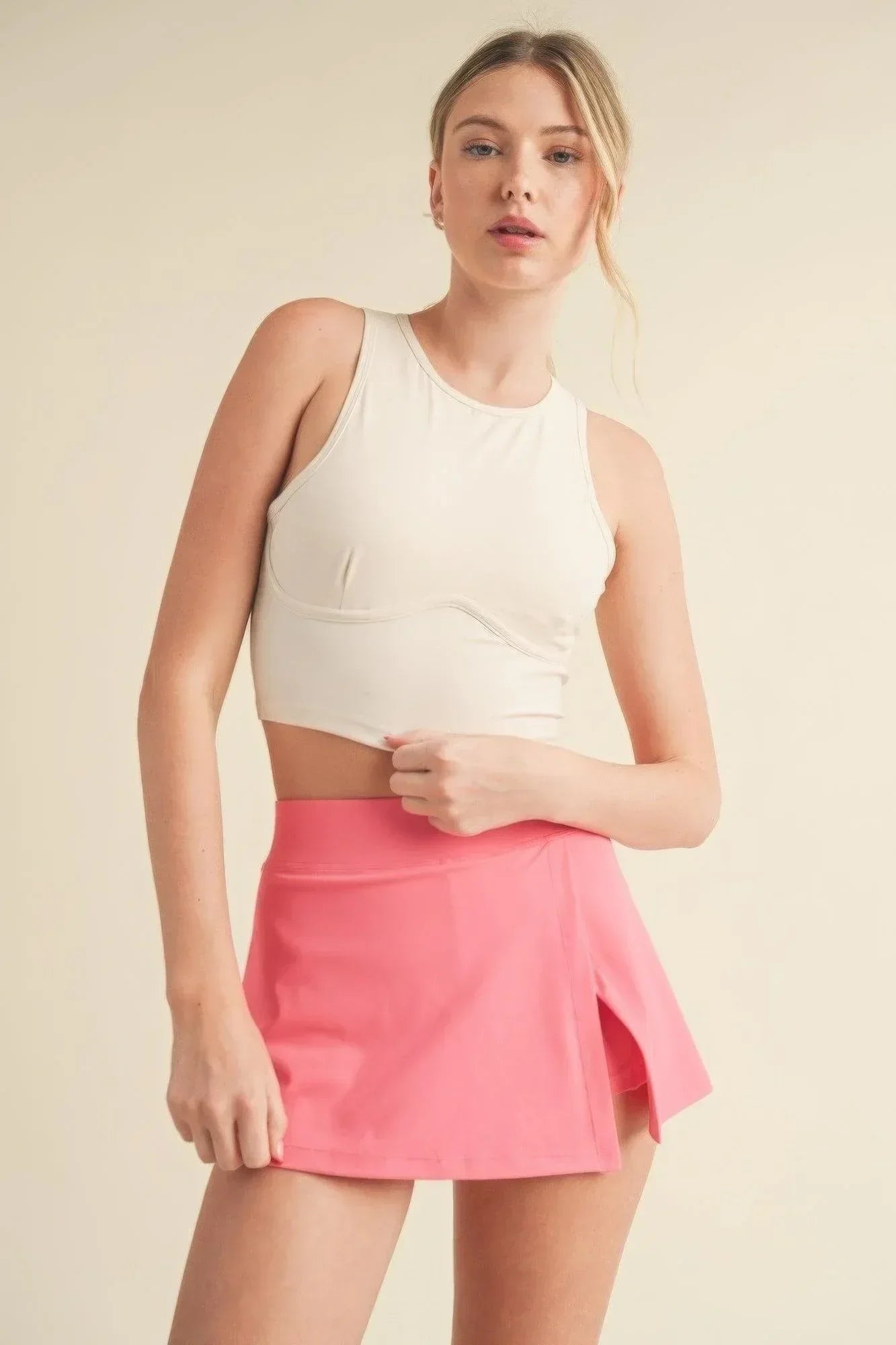 Corset Inspired Cropped Tank Top | Mixtshop LLC Main image