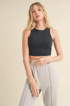 Corset Inspired Cropped Tank Top | Mixtshop LLC