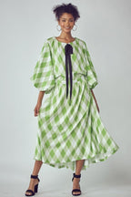 Balloon Sleeves Very Over Fit Pocketed Dress | Mixtshop LLC